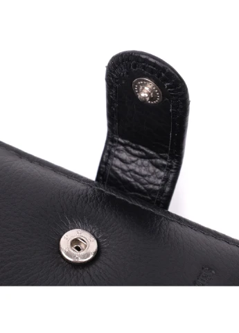 Бумажник для мужчин удобного размера из натуральной кожи 22463 Черный st leather (278001142)