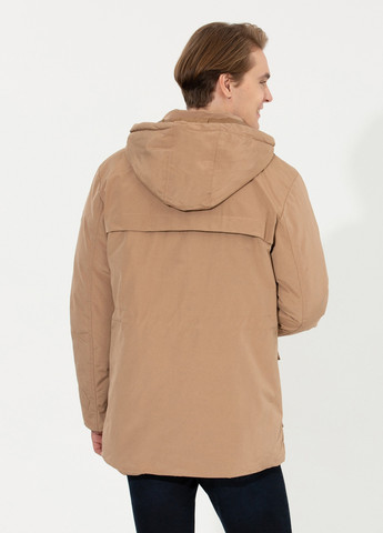 Светло-коричневое Пальто мужское U.S. Polo Assn.