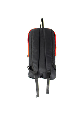 Універсальний сірий молодіжний практичний рюкзак із чорним дном та спинкою водонепроникний спортивний No Brand (258591278)