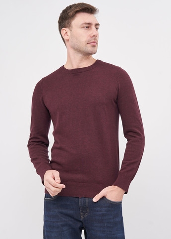 Бордовый свитер H&M