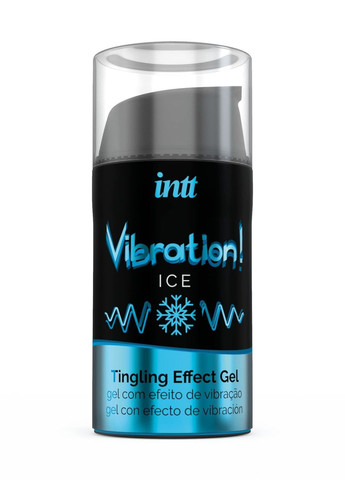 Жидкий вибратор Vibration Ice, густой гель, очень необычный, действует до 30 минут, 15 мл. Intt (260266339)