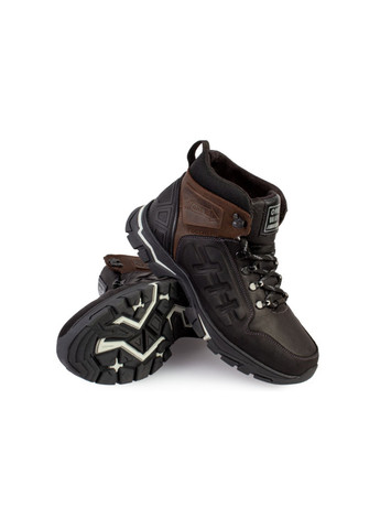 Черные зимние ботинки мужские бренда 9501027_(1) One Way