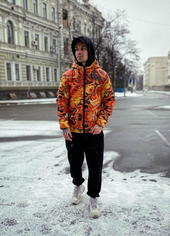 Оранжевая зимняя name_ru No Brand