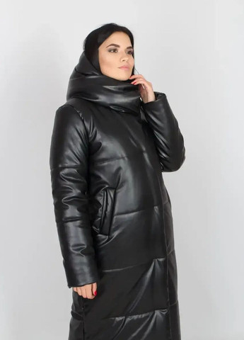 Черная зимняя зимняя куртка женская SK