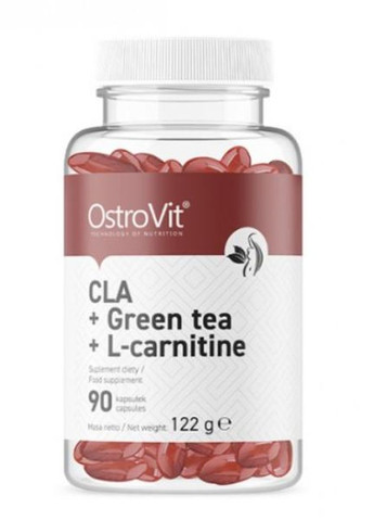 CLA+GREEN TEA+L-CARNITINE 90 Caps Ostrovit (274084137)