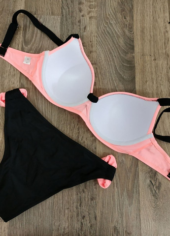 Помаранчевий літній жіночий купальник роздільний стильний красивий верх і низ різних кольорів роздільний No Brand 6293