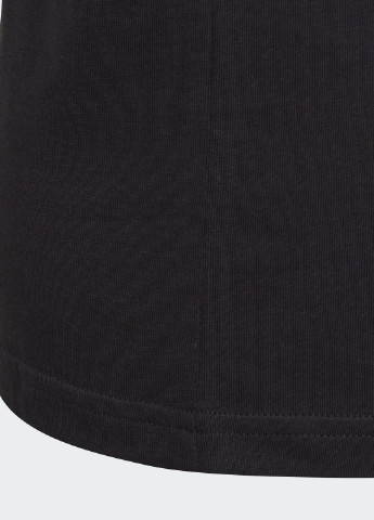 Чорна демісезонна футболка essentials big logo adidas