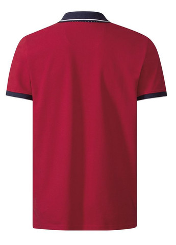 Красная футболка-мужское поло для мужчин Livergy однотонная