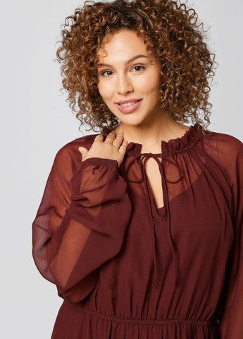 Коричневое платье GMK