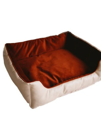 Лежак для собак та котів до 5 кг. Серія Карпати "Манеж" . Бежево-коричневий VseVporyadke (259500525)