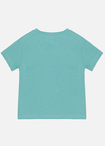 Бирюзовая летняя футболка для мальчика цвет бирюзовый цб-00222280 ALG
