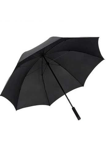 Чёрный зонт-трость механический u.900 neon black kn96 2900 8395 Knirps большой (262449178)