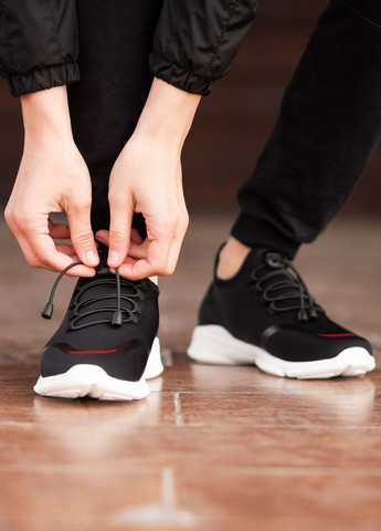 Черные демисезонные кросовки south deimos black Vakko