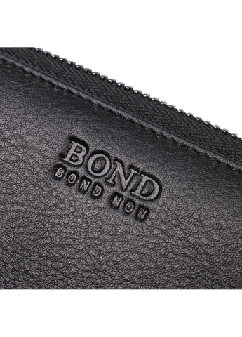 Стильний жіночий гаманець із натуральної гладкої шкіри 22054 Чорний Bond (262158727)