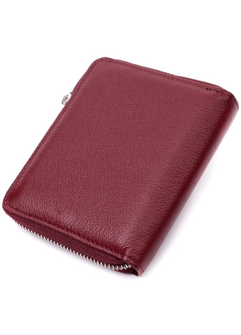 Практичний гаманець для жінок із натуральної шкіри 22450 Бордовий st leather (277980456)