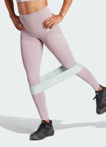 Фиолетовые демисезонные леггинсы optime full-length adidas