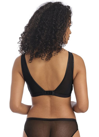 Чёрный топ бюстгальтер 400917 Freya без косточек полиамид, эластан