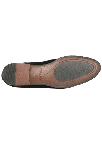 Черные классические туфли мужские бренда 9400959_(17) Mida без шнурков