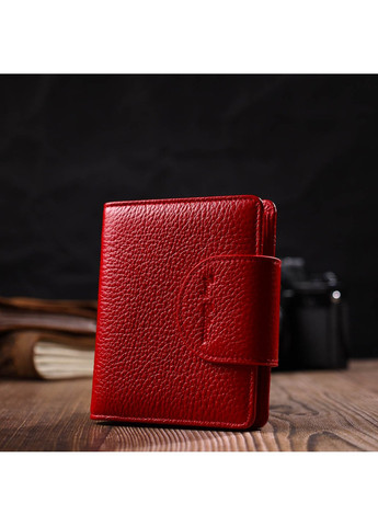Оригінальний жіночий гаманець з натуральної шкіри 22017 Червоний Tony Bellucci (262158052)