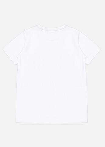 Белая летняя футболка для мальчика цвет белый цб-00210065 Joi Kids