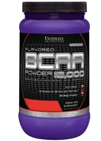 BCAA 12.000 Powder 400 g /67 servings/ Unflavored Ultimate Nutrition (256725284)