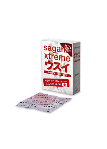 Презервативи Xtreme Superthin 3шт Sagami (259906623)