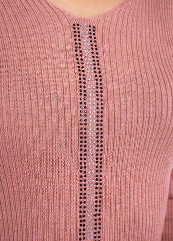 Темно-рожевий зимовий джемпер приталеного крою (темно-рожевий) Time of Style