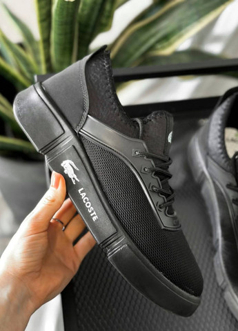 Черные демисезонные легкие мужские кроссовки No Brand