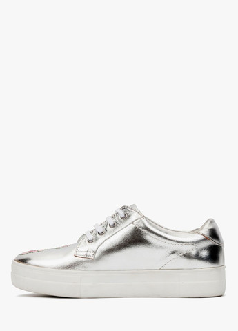 Срібні кеди, колір срібний Alvito