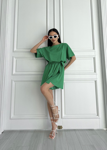 Летний комбинезон в горошек Jadone Fashion горошек зелёный повседневный софт