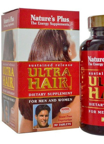 Nature's Plus Ultra Hair For Men & Women 90 Tabs Natures Plus (256722035)