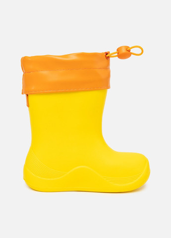 Гумові чоботи для дівчинки колір жовтий ЦБ-00236842 No Brand (276962838)