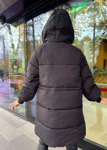 Черная женская куртка плащевка No Brand