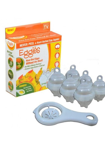 Набір форм Eggies для варіння яєць без шкаралупи No Brand (259635296)