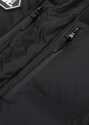 Черная куртка зима,черный с принтом, Glo-Story