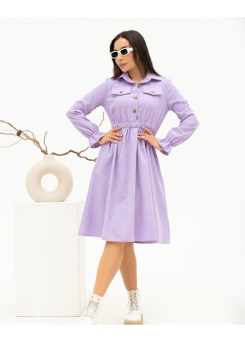 Фіолетова повсякденний сукня sa-349 бузковий ISSA PLUS