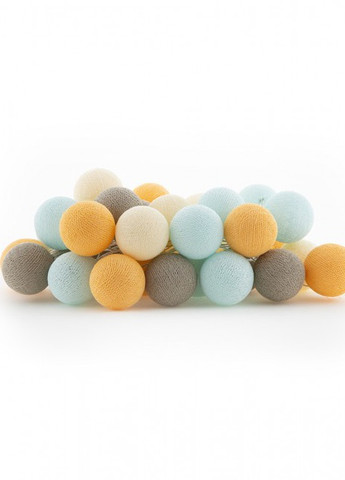 Тайская гирлянда, хлопковые шарики CBL Beach 20 шт от батареек, 2.5 м Cotton Ball Lights (257960484)