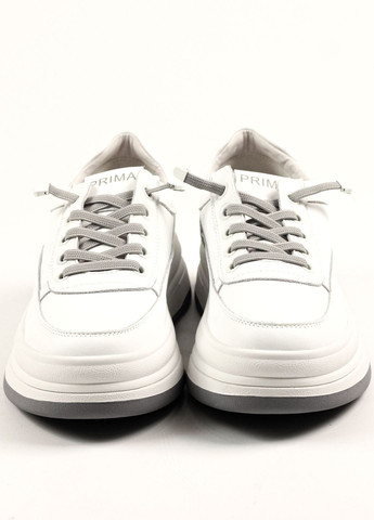Белые всесезонные кроссовки женские белые Prima d'Arte