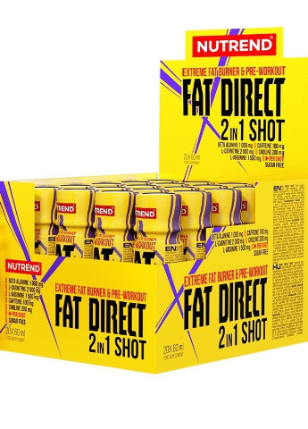 Fat Direct Drink 20 х 60 ml Nutrend (256724101)