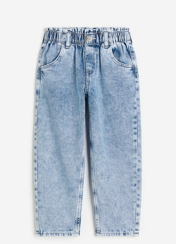 Голубые демисезонные джинсы для девочки 8757 122 см голубой 64881 H&M