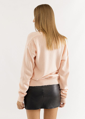 Женский пуловер цвет персиковый ЦБ-00224588 Yuki (267721627)