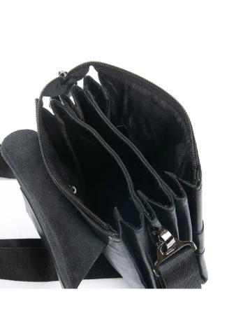 Чоловіча сумка через плече зі шкірозамінника GL 317-2 black Dr. Bond (272949901)