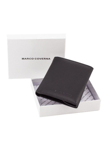 Чоловічий гаманець вертикального типу на магніті 9,5х12 1286 (16800) чорний Marco Coverna (259736987)