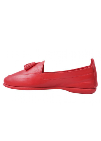 Туфли женские из натуральной кожи, на низком ходу, красные, Турция Gossi