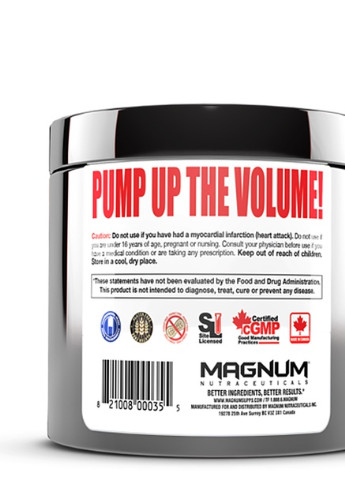 Volume Pump intensifier 120 Caps Magnum Nutraceuticals (256724771)
