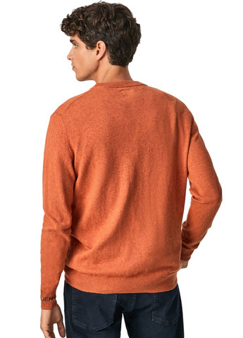 Оранжевый свитер Pepe Jeans