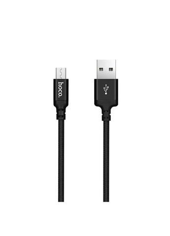 USB кабель X14 Micro 24A 1 м цвет черный ЦБ-00209847 Hoco (259466393)