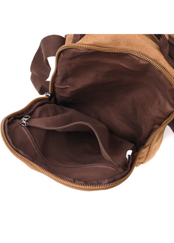 Відмінна вертикальна сумка для чоловіків із текстилю 22236 Коричневий Vintage (267948753)