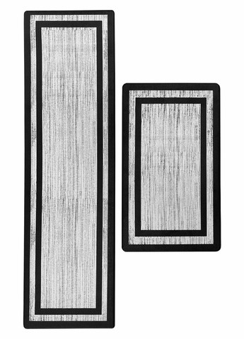 Набор коврики 2 шт: 44 x74 x1см и 44 x150 x1см Черная окантовка - для кухни, офиса, дома, прихожей Lovely Svi (276004477)