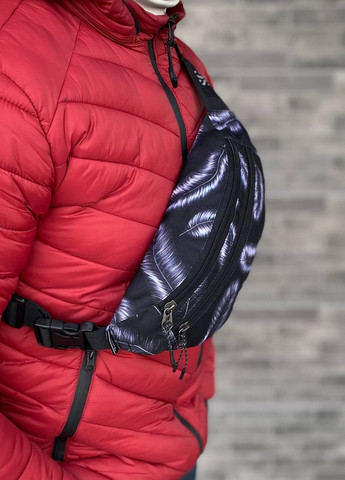 Стильна сумка нагрудна бананка поясна Saturn feather SG (267499247)